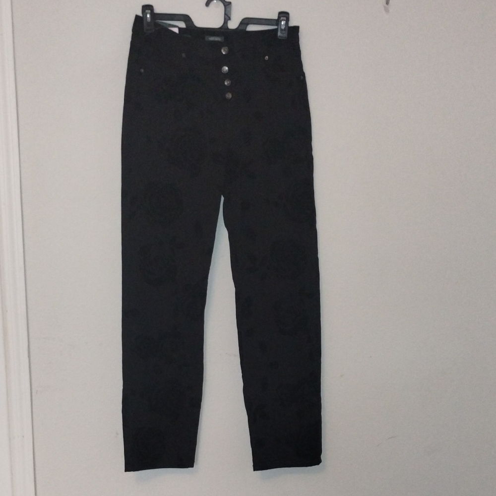 Wild Fable Dark Patterned High Rise Jeans